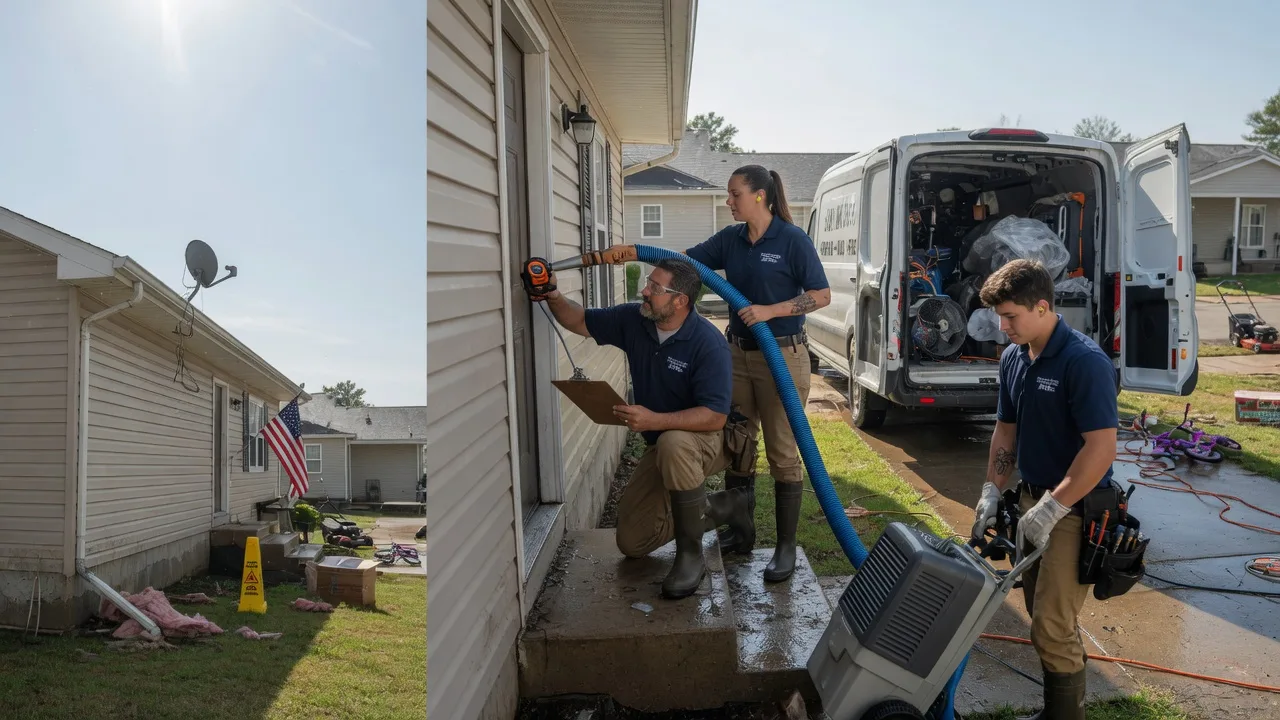 Ceiling Water Damage Restoration in Jamestown, VA near me
